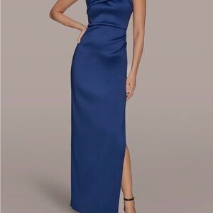 Donna Karan sapphire Blue maxi dress